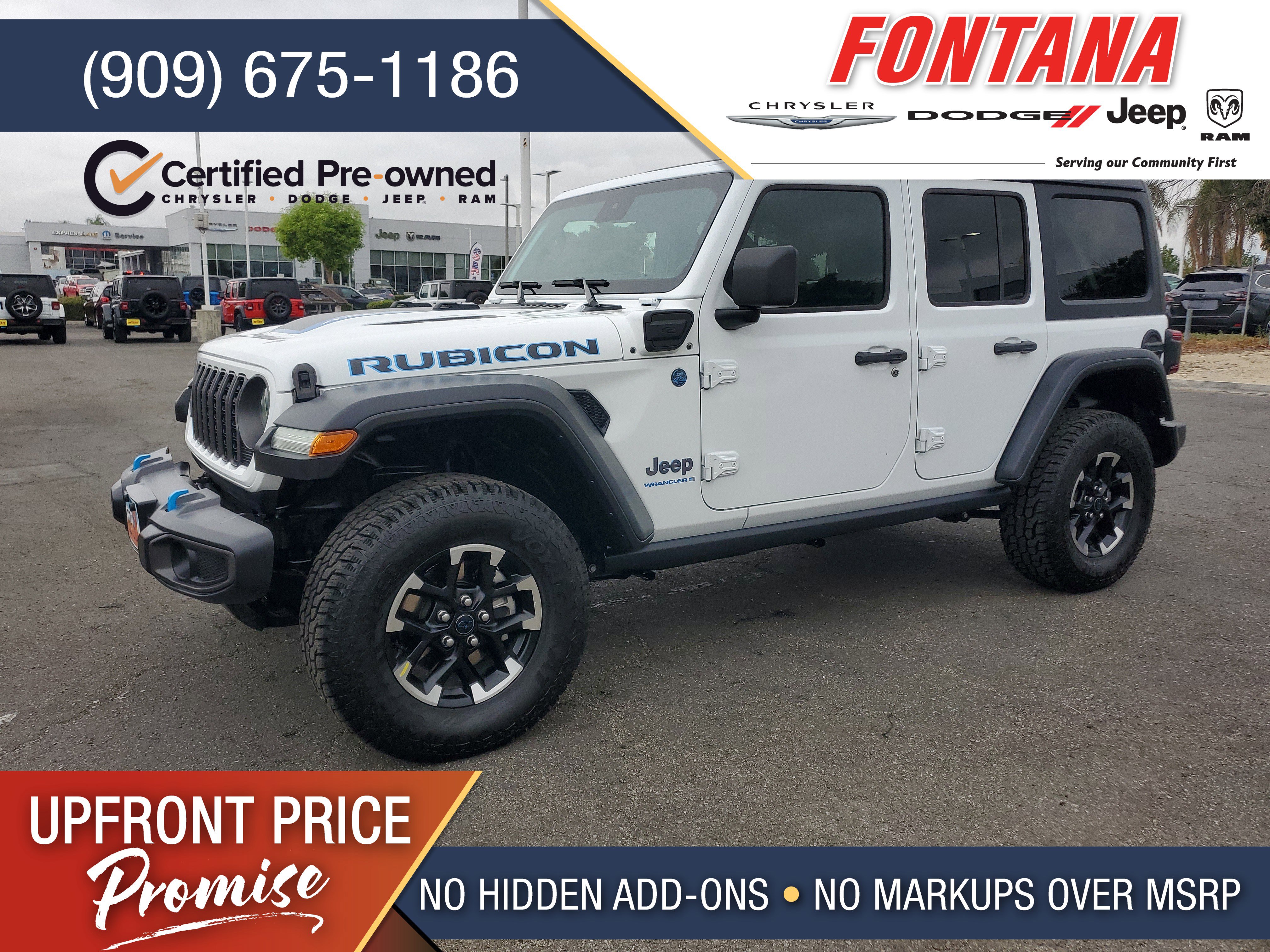 Certified 2024 Jeep Wrangler Unlimited Rubicon 4xe image 1