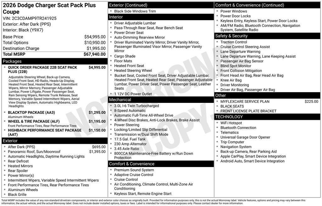 New 2026 Dodge Charger Scat Pack AWD/4WD image 6