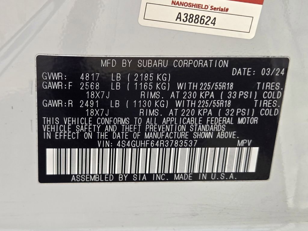 Used 2024 Subaru Crosstrek 2.5i Sport image 32