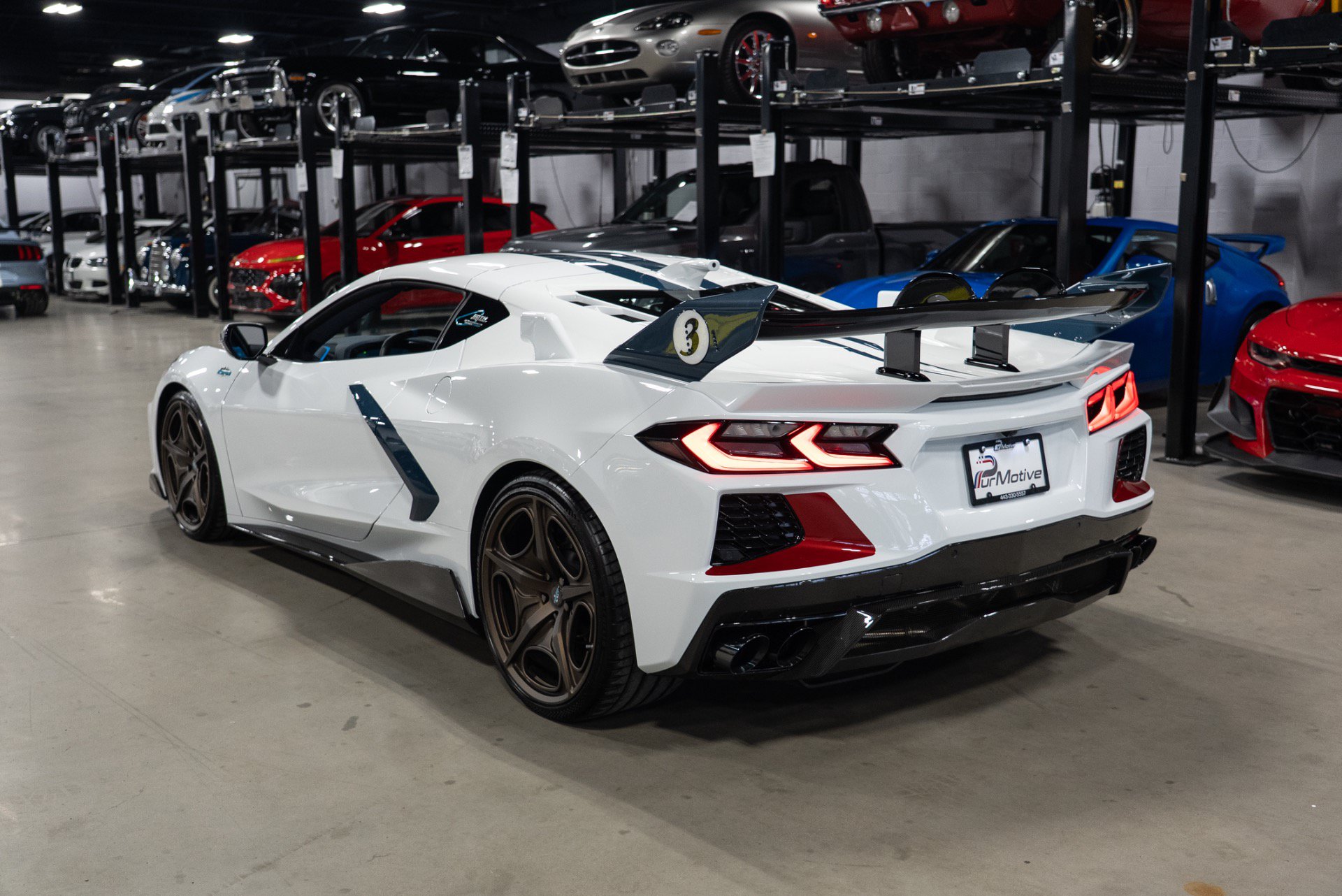 Used 2022 Chevrolet Corvette Stingray Premium Cpe w/ Z51 Performance Package RWD image 3