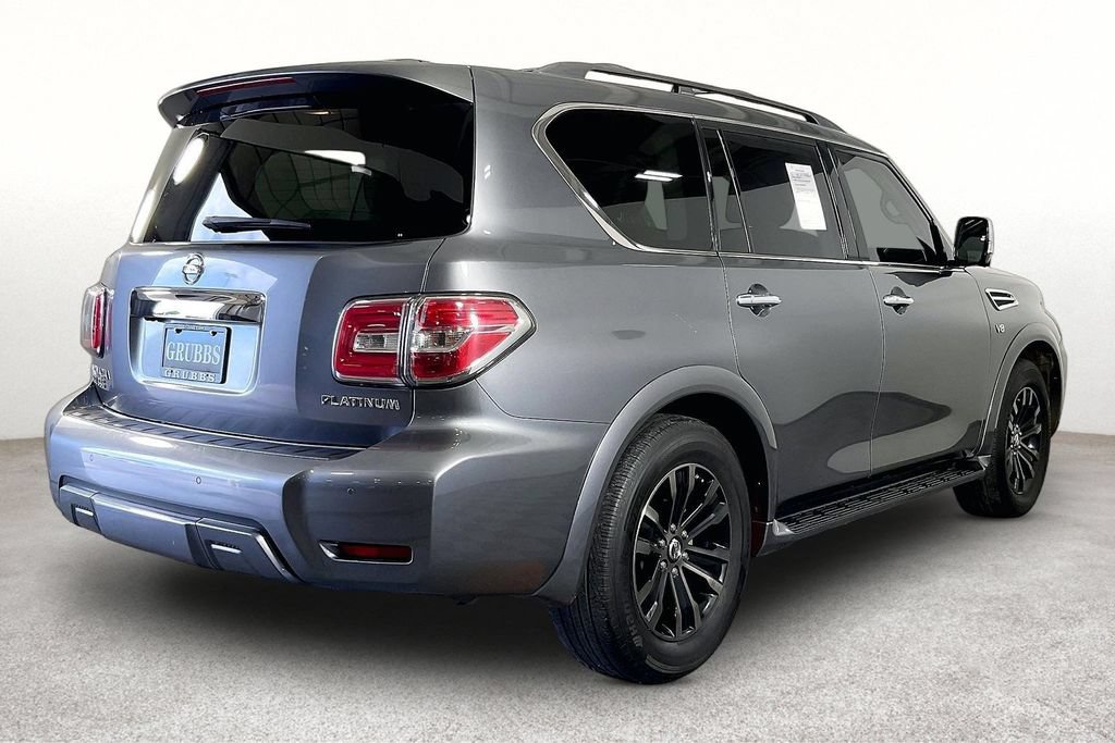 Used 2019 Nissan Armada Platinum w/ Captain's Chairs Package RWD image 2