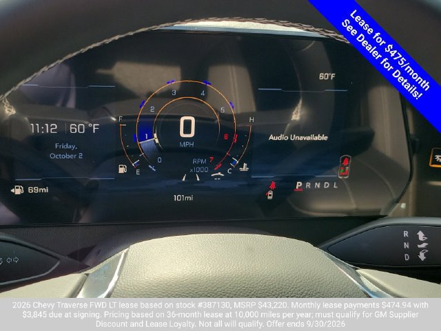 New 2027 Chevrolet Traverse LT w/ LPO, Floor Liner Package FWD image 15