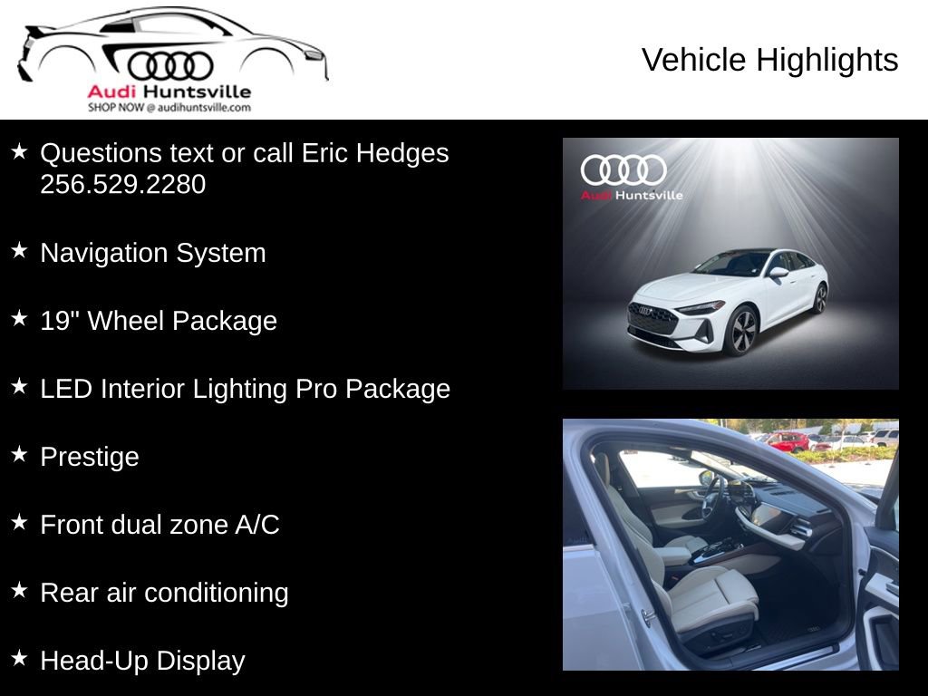 New 2025 Audi A5 2.0T Prestige image 6