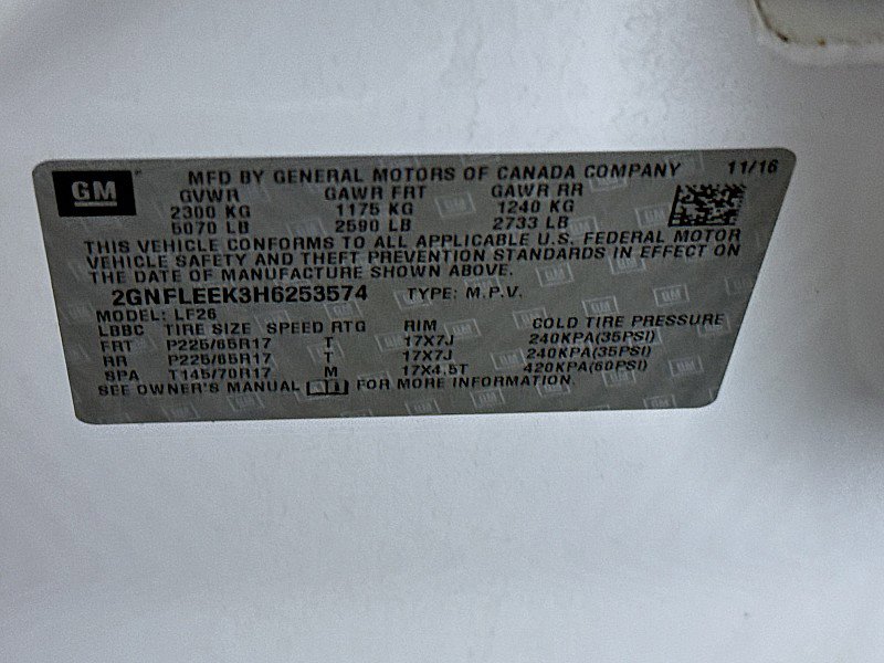 Used 2017 Chevrolet Equinox LS AWD/4WD image 29