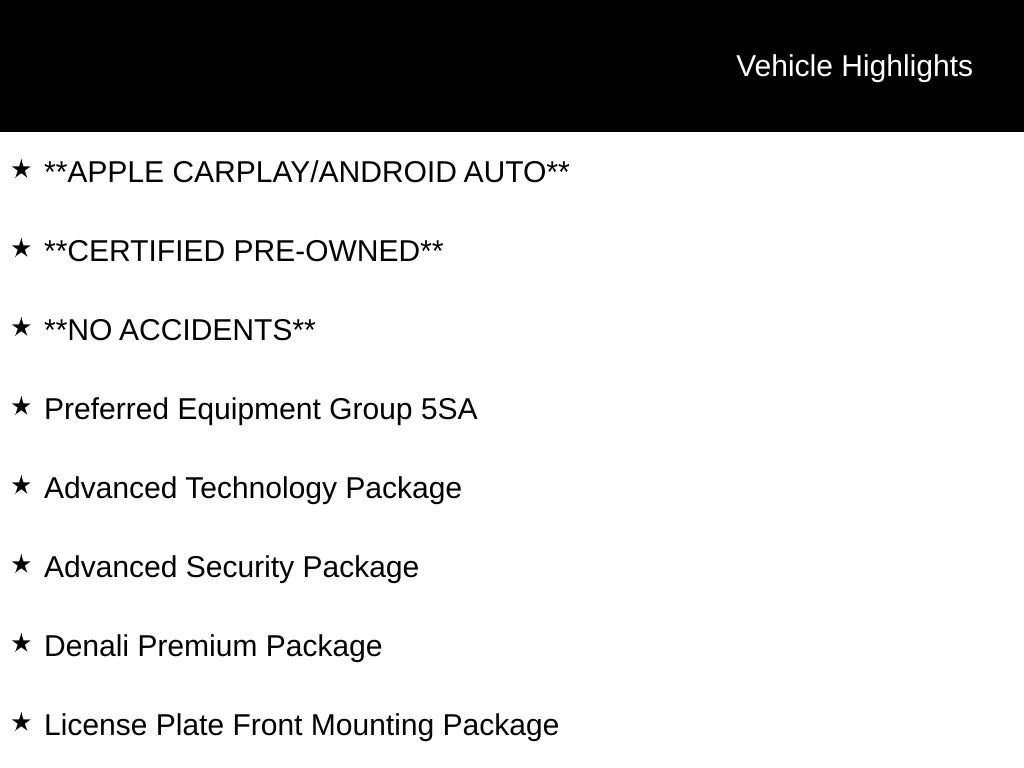 Used 2021 GMC Yukon Denali w/ Denali Premium Package AWD/4WD image 11