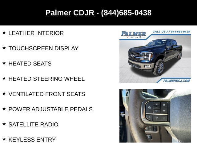 Used 2025 Ford F150 King Ranch w/ FX4 Off-Road Package AWD/4WD image 12