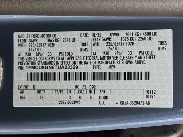 New 2026 Ford Escape Active w/ Cold Weather Package image 30