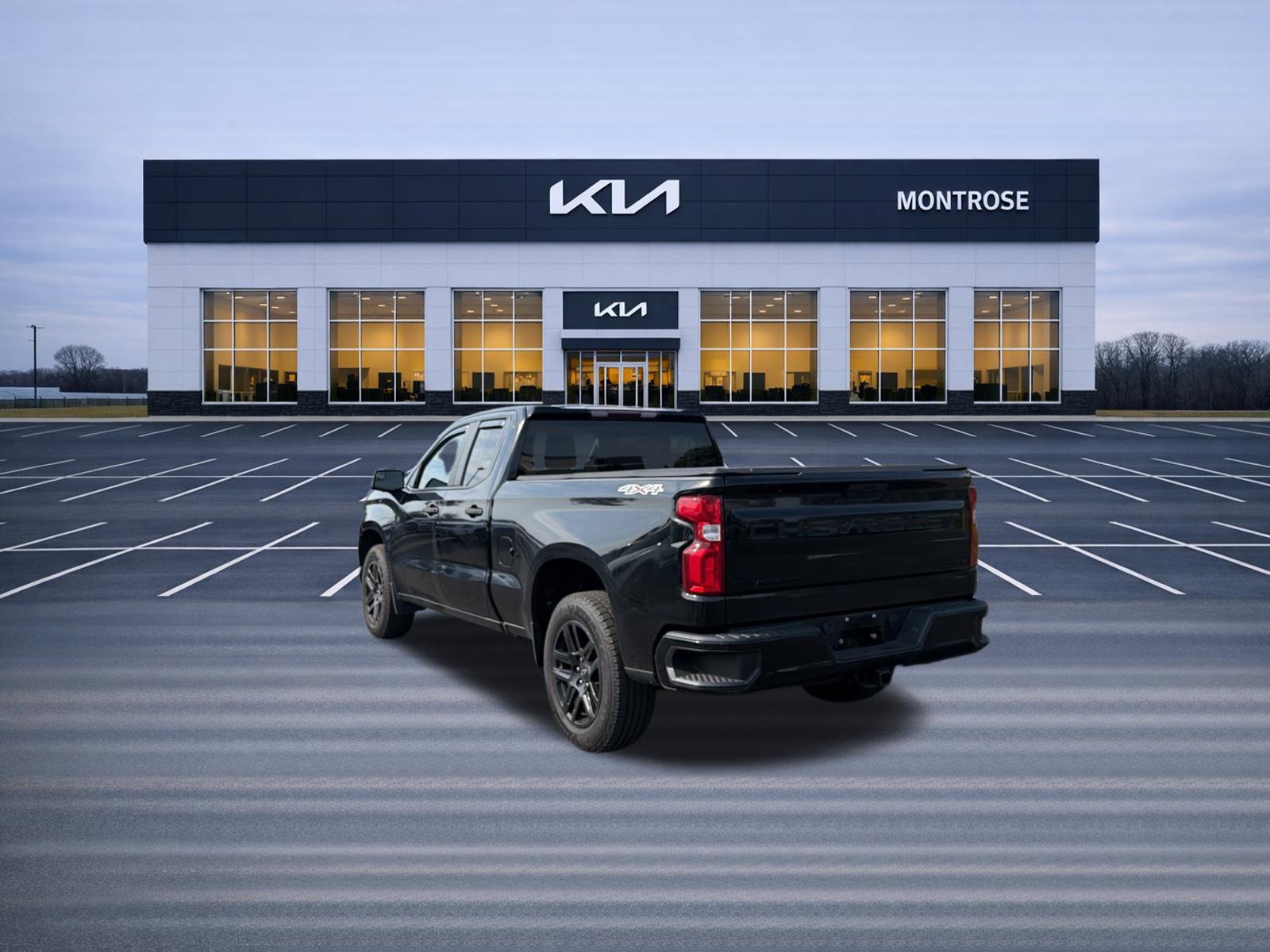 Used 2022 Chevrolet Silverado 1500 Custom w/ LPO, Blackout Package AWD/4WD image 8