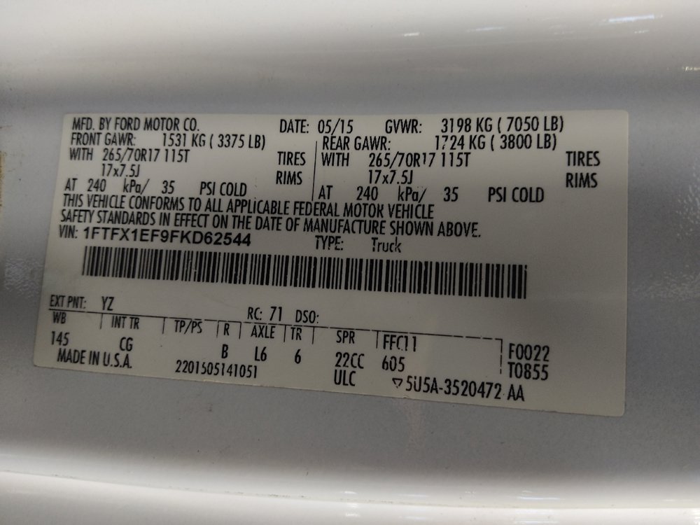 Used 2015 Ford F150 XL w/ Equipment Group 101A Mid AWD/4WD image 33