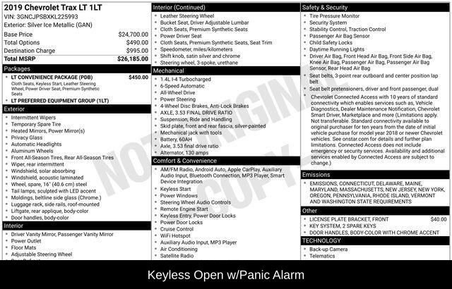 Used 2019 Chevrolet Trax LT w/ LT Convenience Package image 9