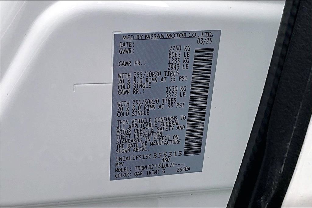 Certified 2025 INFINITI QX60 Luxe w/ Vision Package image 46