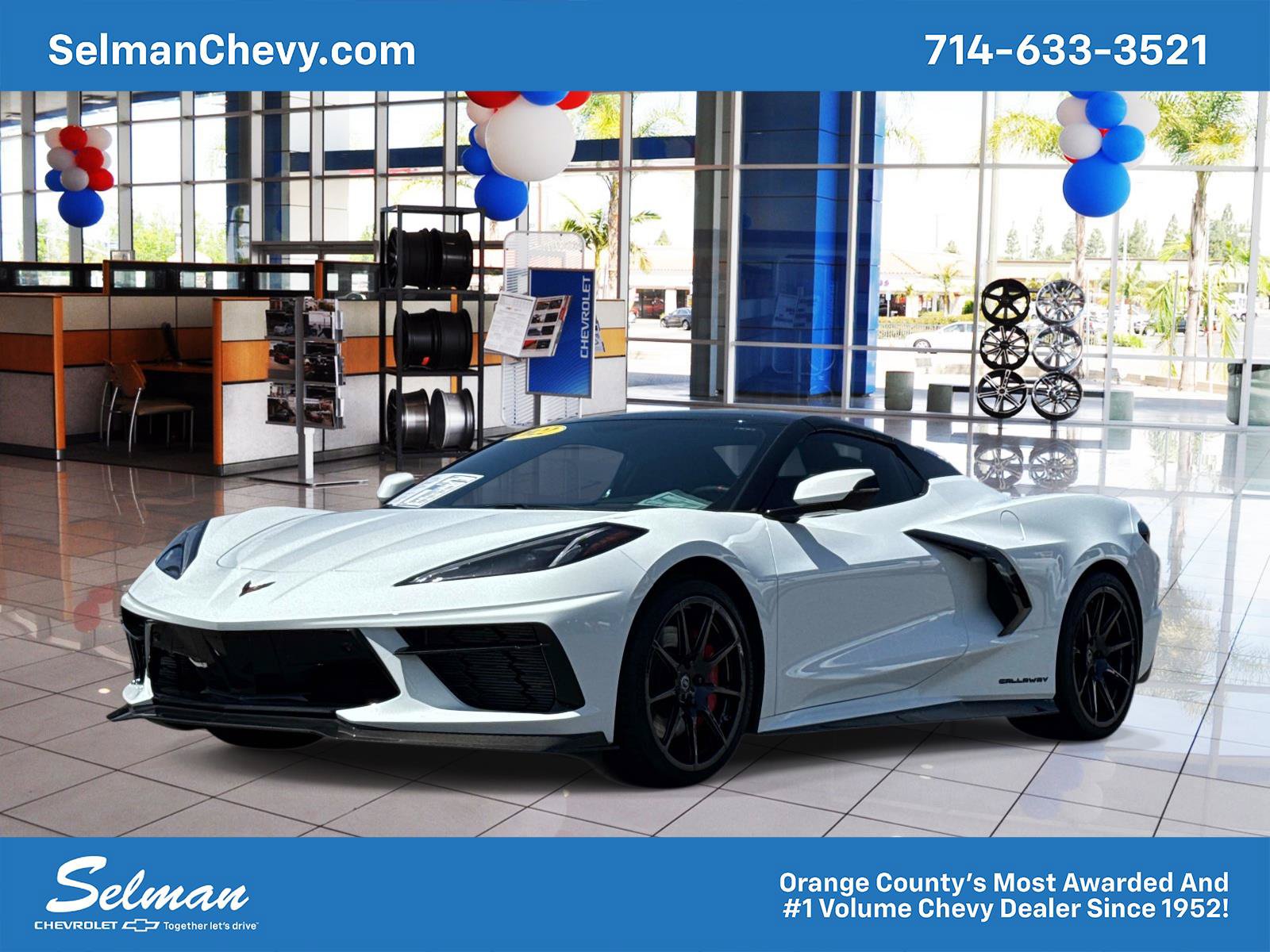 Used 2022 Chevrolet Corvette Stingray Premium Conv w/ Z51 Performance Package RWD image 1