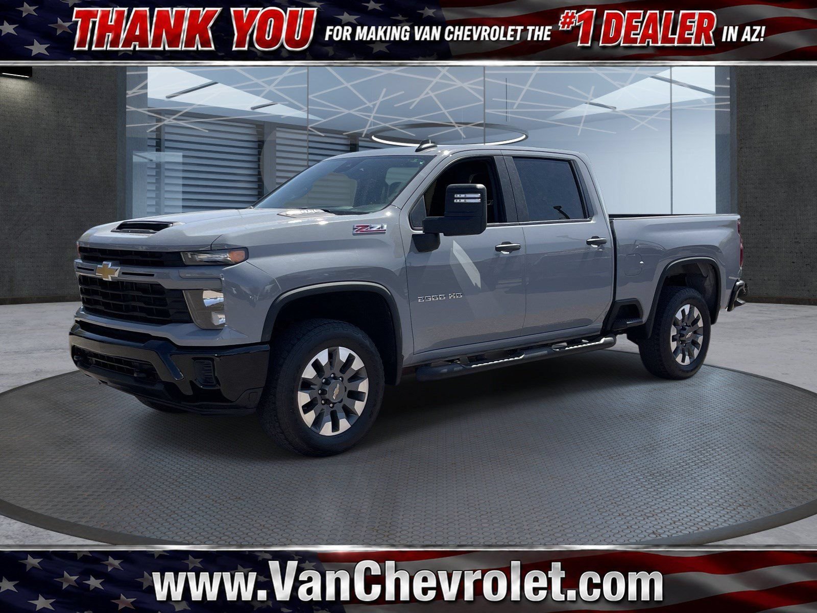 Certified 2024 Chevrolet Silverado 2500 Custom w/ Custom Value Package AWD/4WD image 1