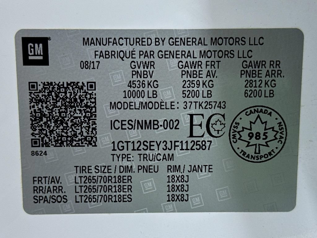 Used 2018 GMC Sierra 2500 SLE w/ SLE Fleet Preferred Package AWD/4WD image 27