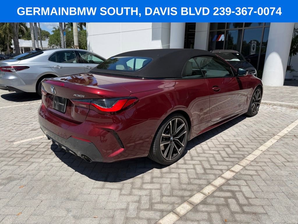 Certified 2024 BMW 430i Convertible w/ M Sport Package RWD image 11