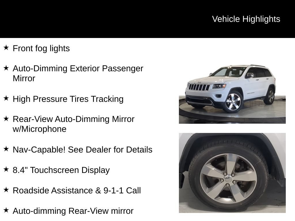 Used 2015 Jeep Grand Cherokee Limited AWD/4WD image 19