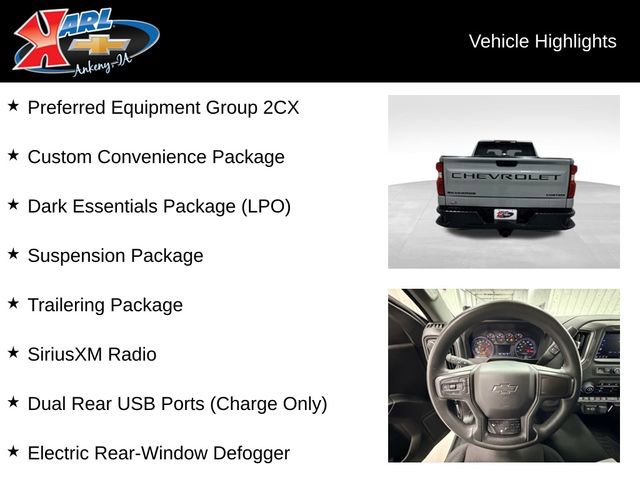 Certified 2024 Chevrolet Silverado 1500 Custom Trail Boss w/ LPO, Dark Essentials Package video 2