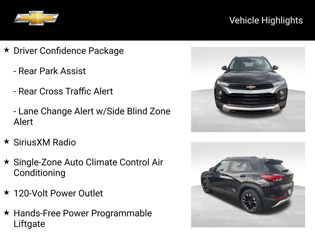 Used 2021 Chevrolet TrailBlazer LT w/ Sun and Liftgate Package FWD image 22