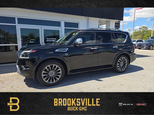 Used 2021 Nissan Armada Platinum w/ Captain's Chairs Package image 1