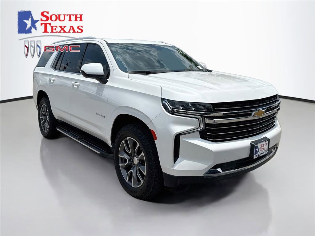 Used 2021 Chevrolet Tahoe LT w/ Rear Media and Nav Package RWD image 1