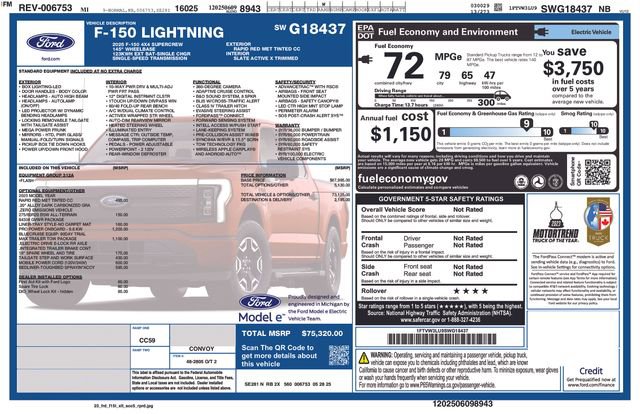 New 2025 Ford F150 Lightning Flash image 4