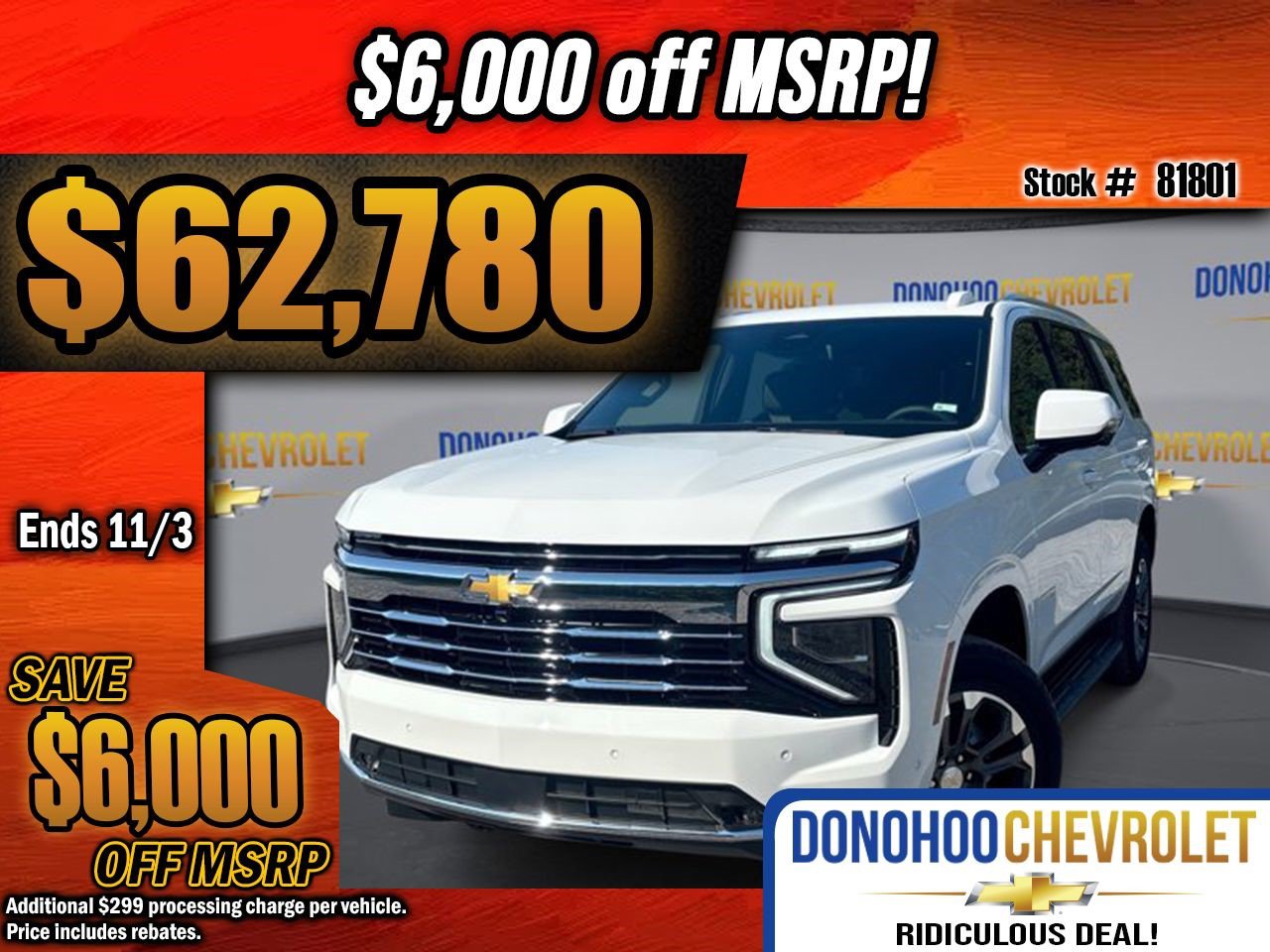 New 2025 Chevrolet Tahoe LT w/ Comfort Package