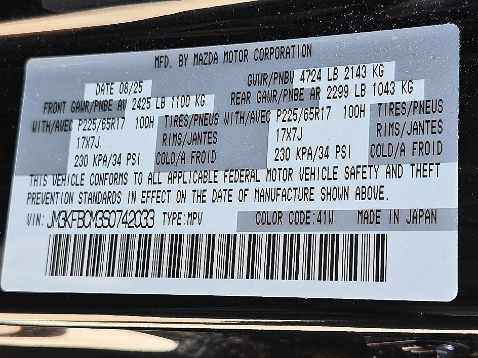 Certified 2025 MAZDA CX-5 AWD 2.5 S w/ Preferred Package image 38