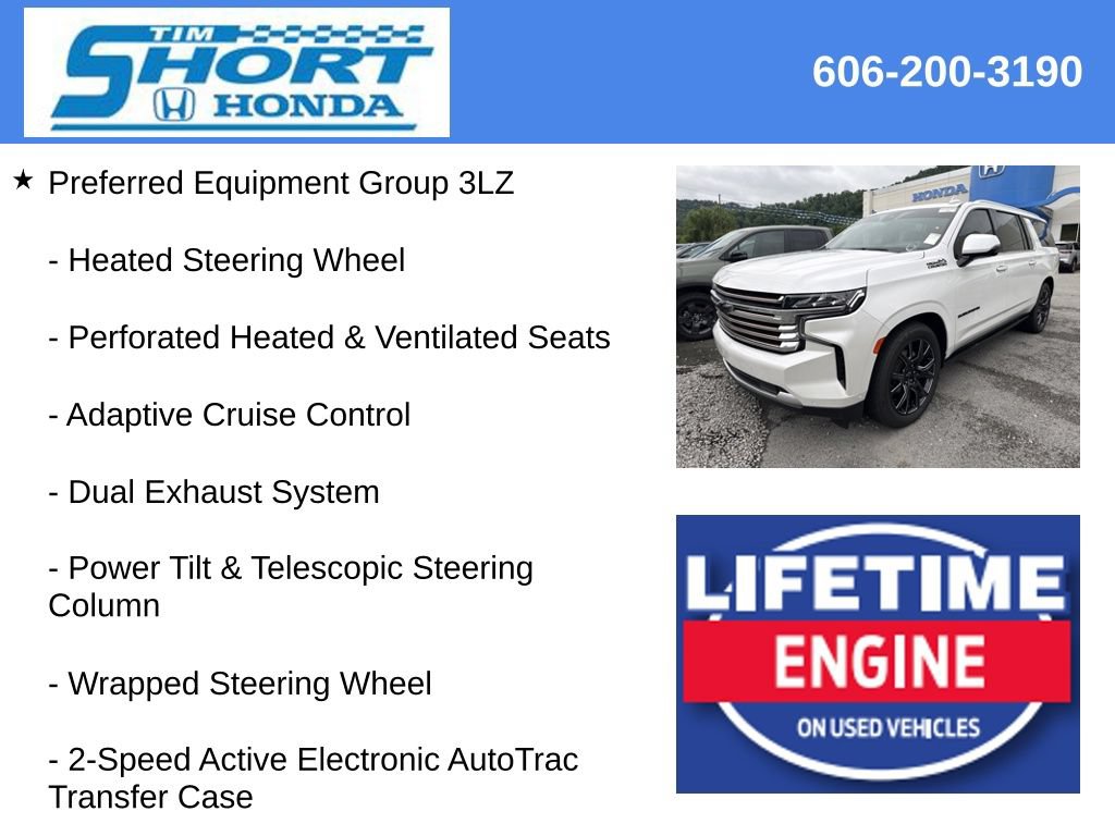 Used 2024 Chevrolet Suburban High Country w/ Advanced Technology Package AWD/4WD image 17
