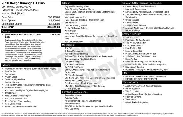 Used 2020 Dodge Durango GT image 7