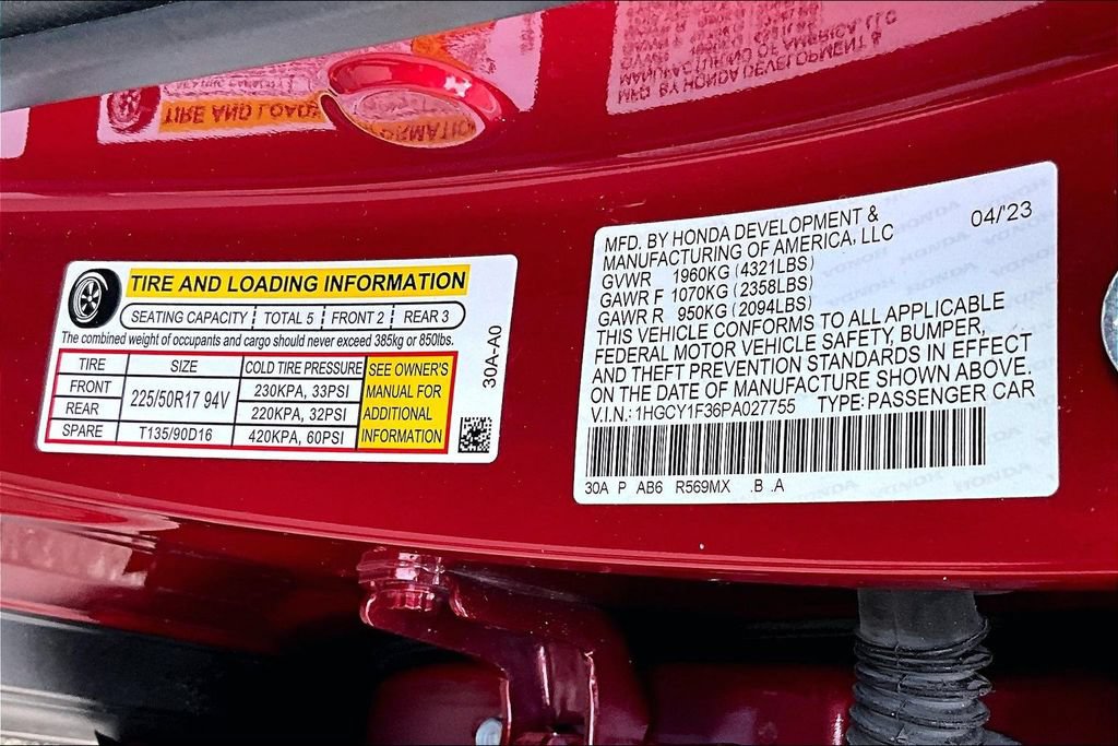 Used 2023 Honda Accord EX image 16