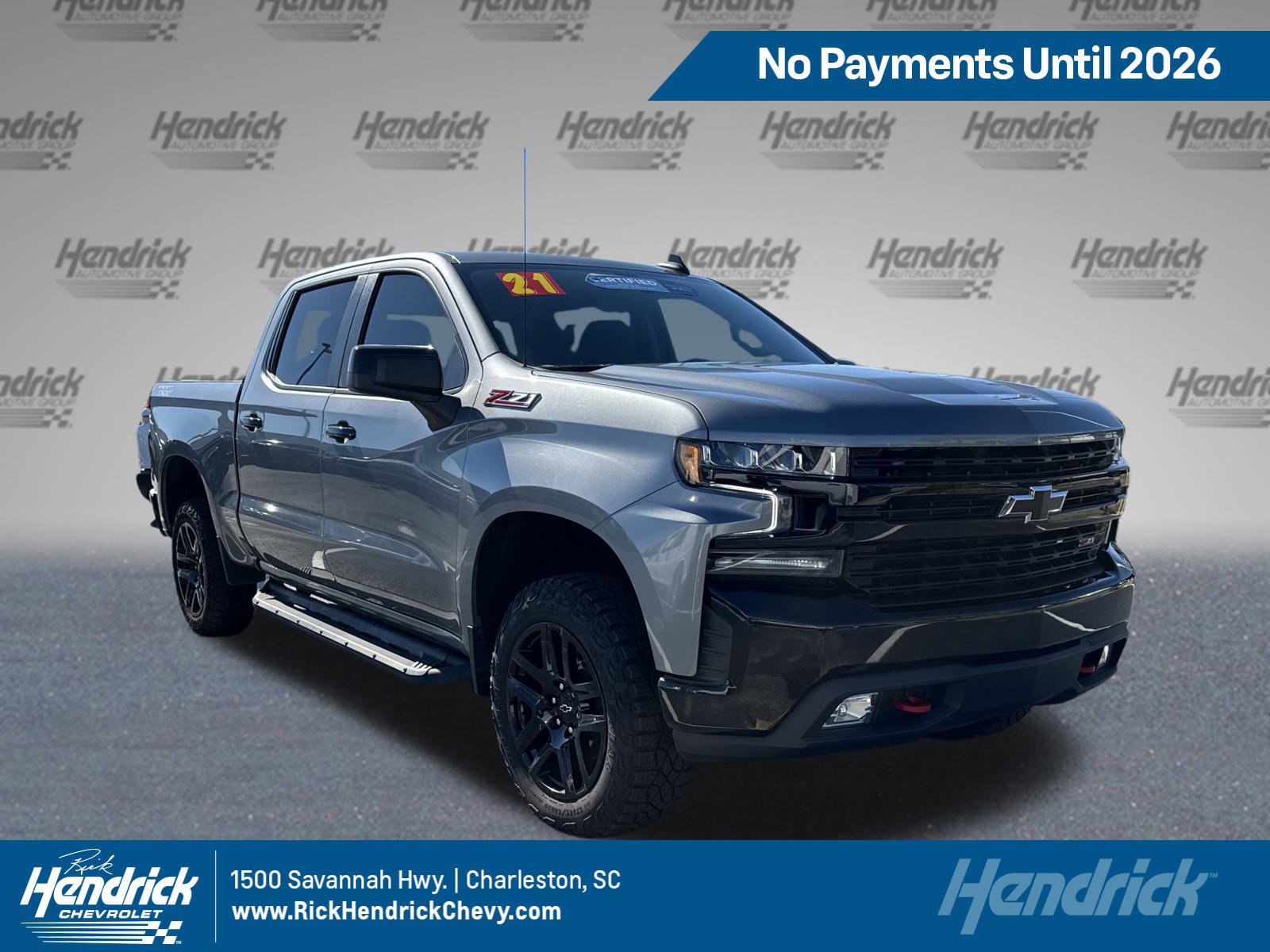 Certified 2021 Chevrolet Silverado 1500 LT Trail Boss w/ Bed Protection Package