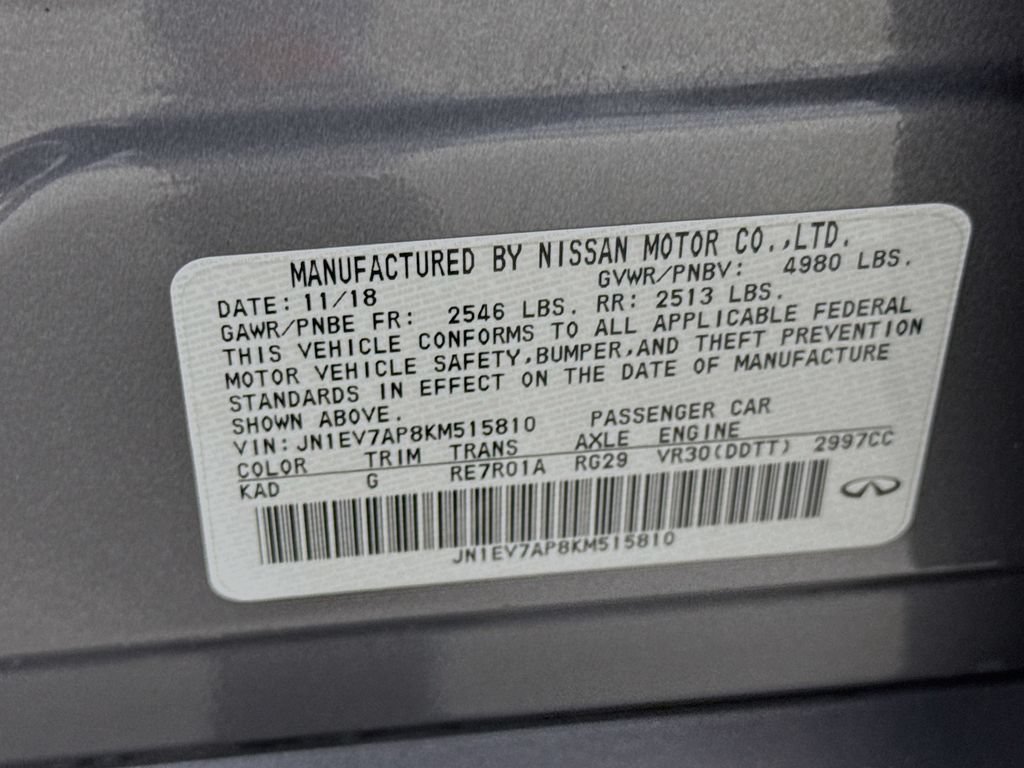 Used 2019 INFINITI Q50 Luxe w/ Essential Package (3.0T Luxe) RWD image 42