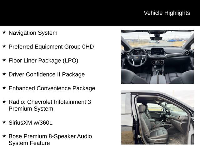 Used 2024 Chevrolet Blazer Premier w/ Driver Confidence II Package image 12