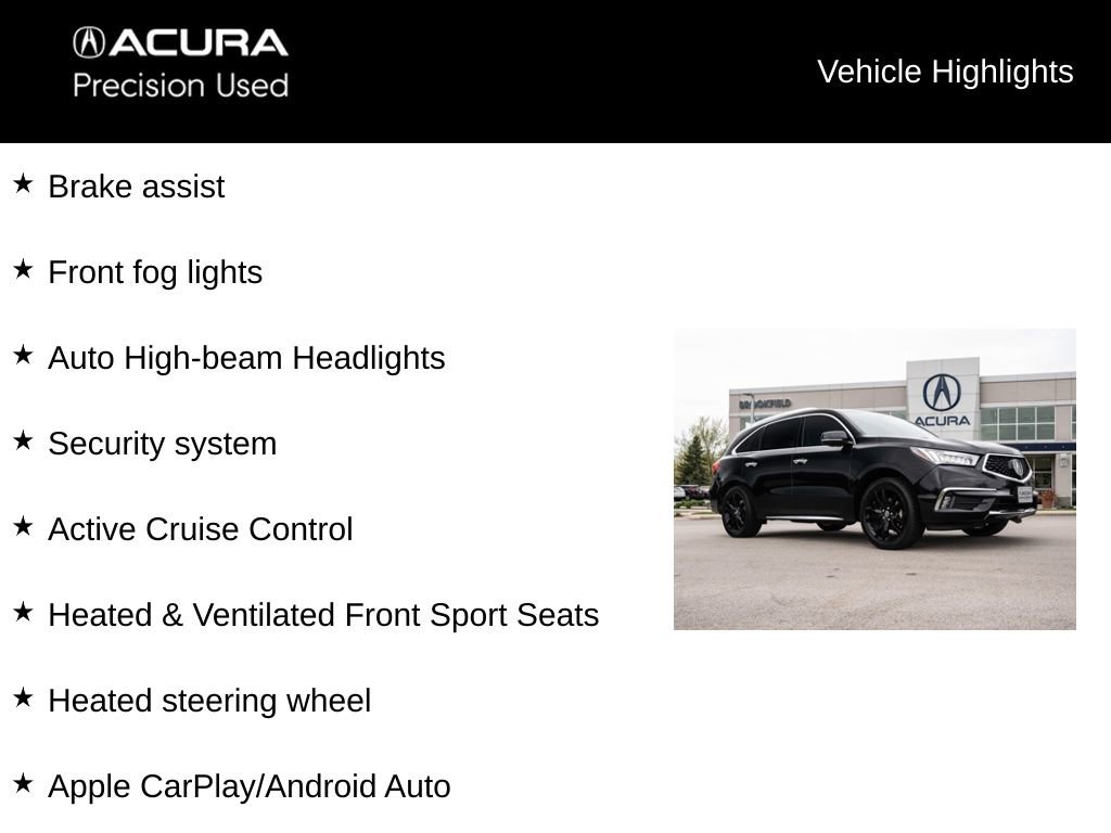 Certified 2019 Acura MDX SH-AWD w/ Advance Package image 17