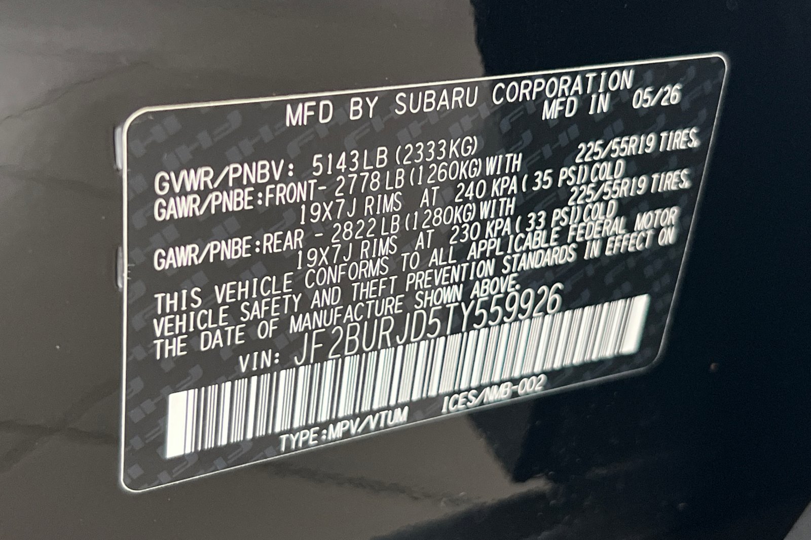 New 2026 Subaru Outback Touring XT AWD/4WD image 28
