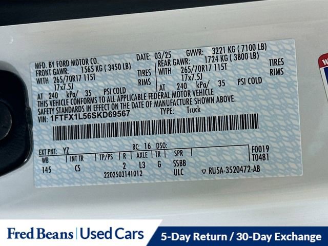 Certified 2025 Ford F150 XL image 32