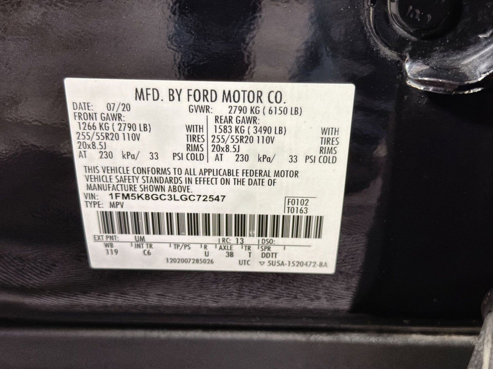 Used 2020 Ford Explorer ST w/ Premium Technology Package image 48