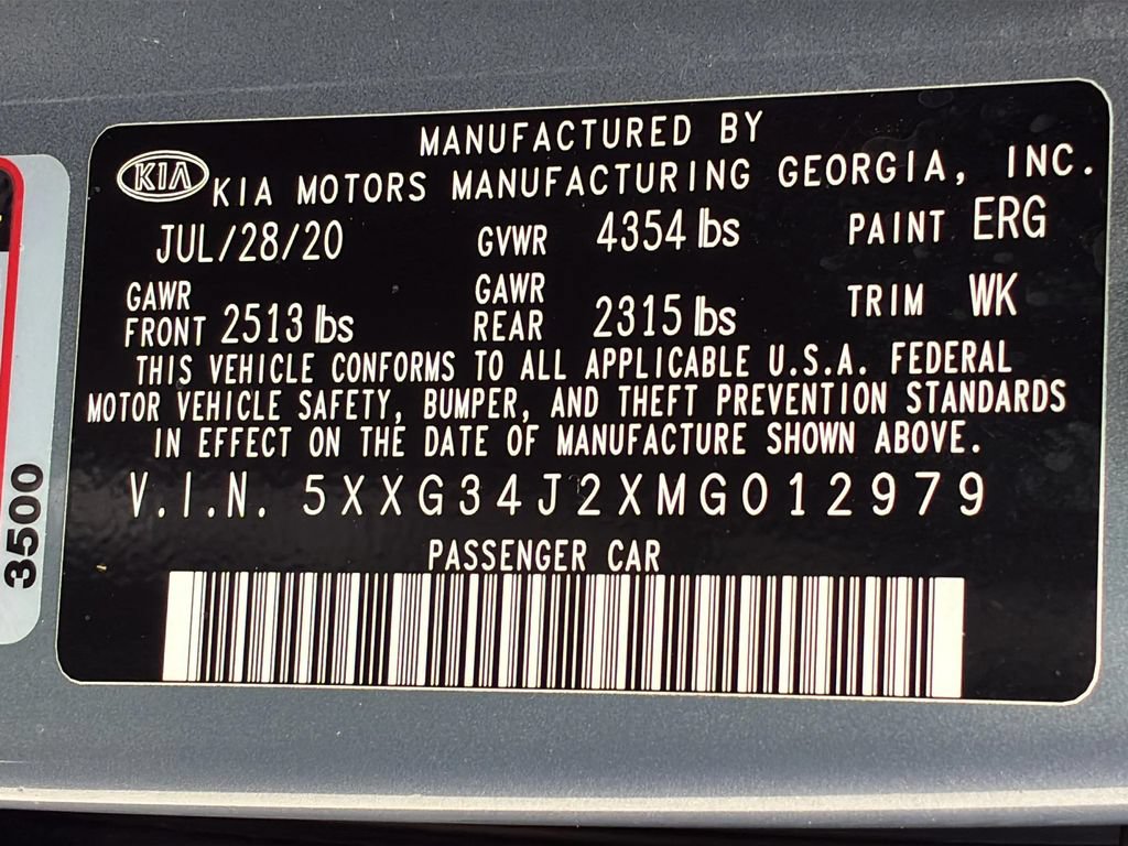 Used 2021 Kia K5 EX FWD image 13