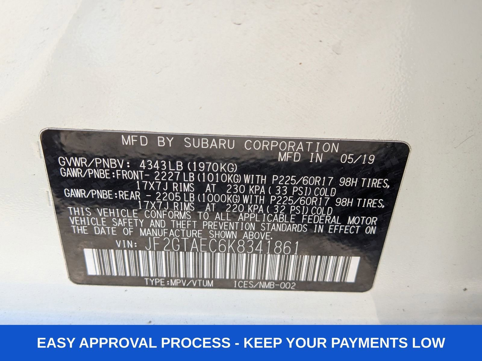 Used 2019 Subaru Crosstrek 2.0i Premium w/ Eyesight System image 22