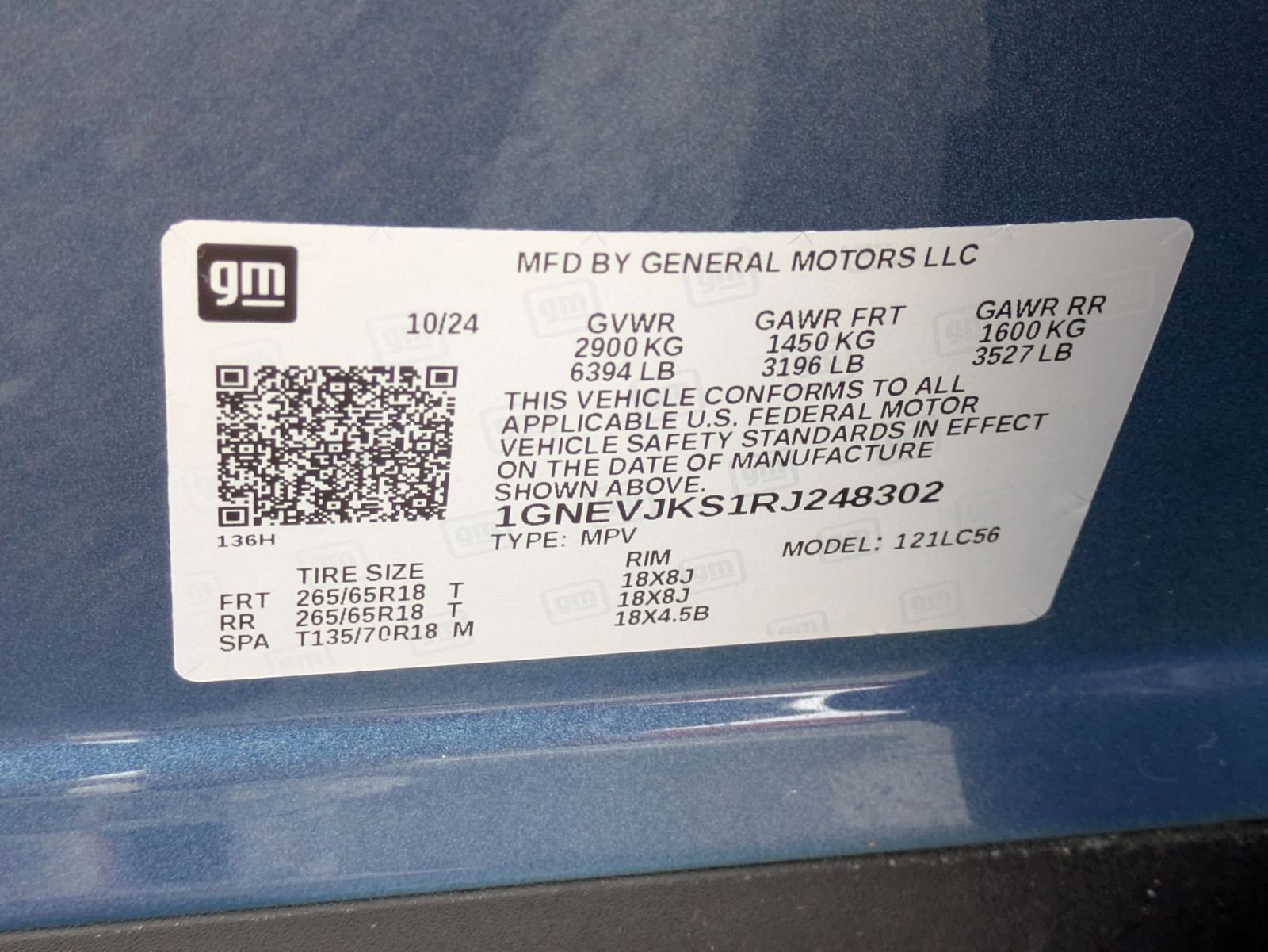 Used 2024 Chevrolet Traverse Z71 w/ LPO, Cargo Package AWD/4WD image 30