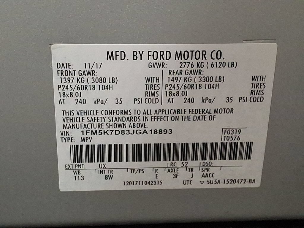 Used 2018 Ford Explorer XLT FWD image 25