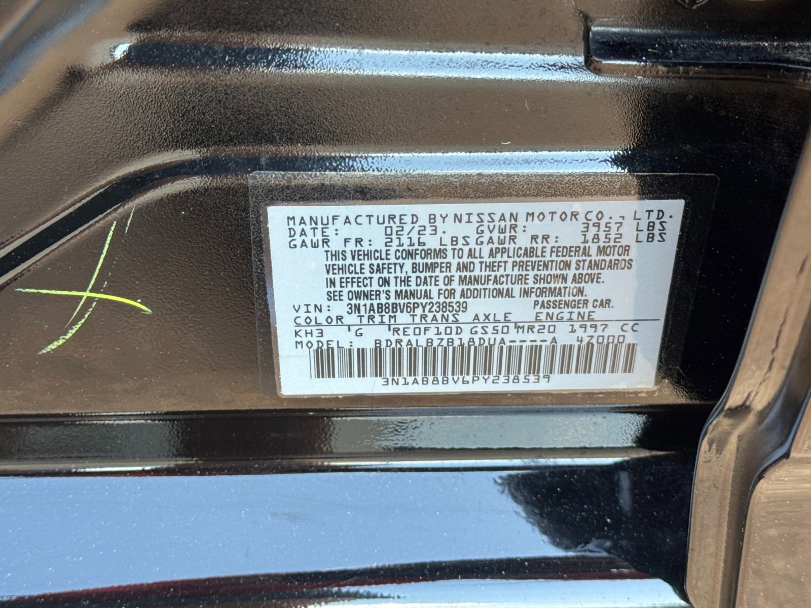 Used 2023 Nissan Sentra S FWD image 38