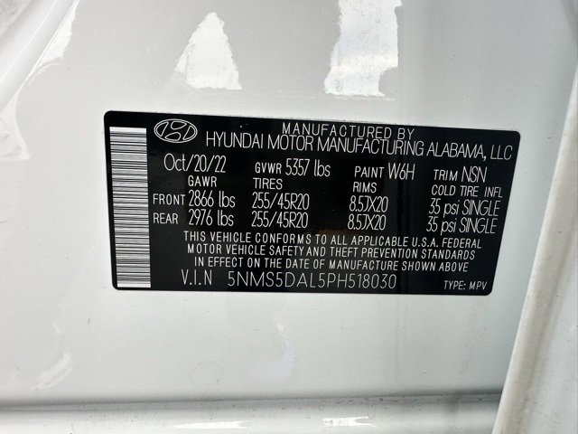 Used 2023 Hyundai Santa Fe Calligraphy w/ Cargo Package image 11