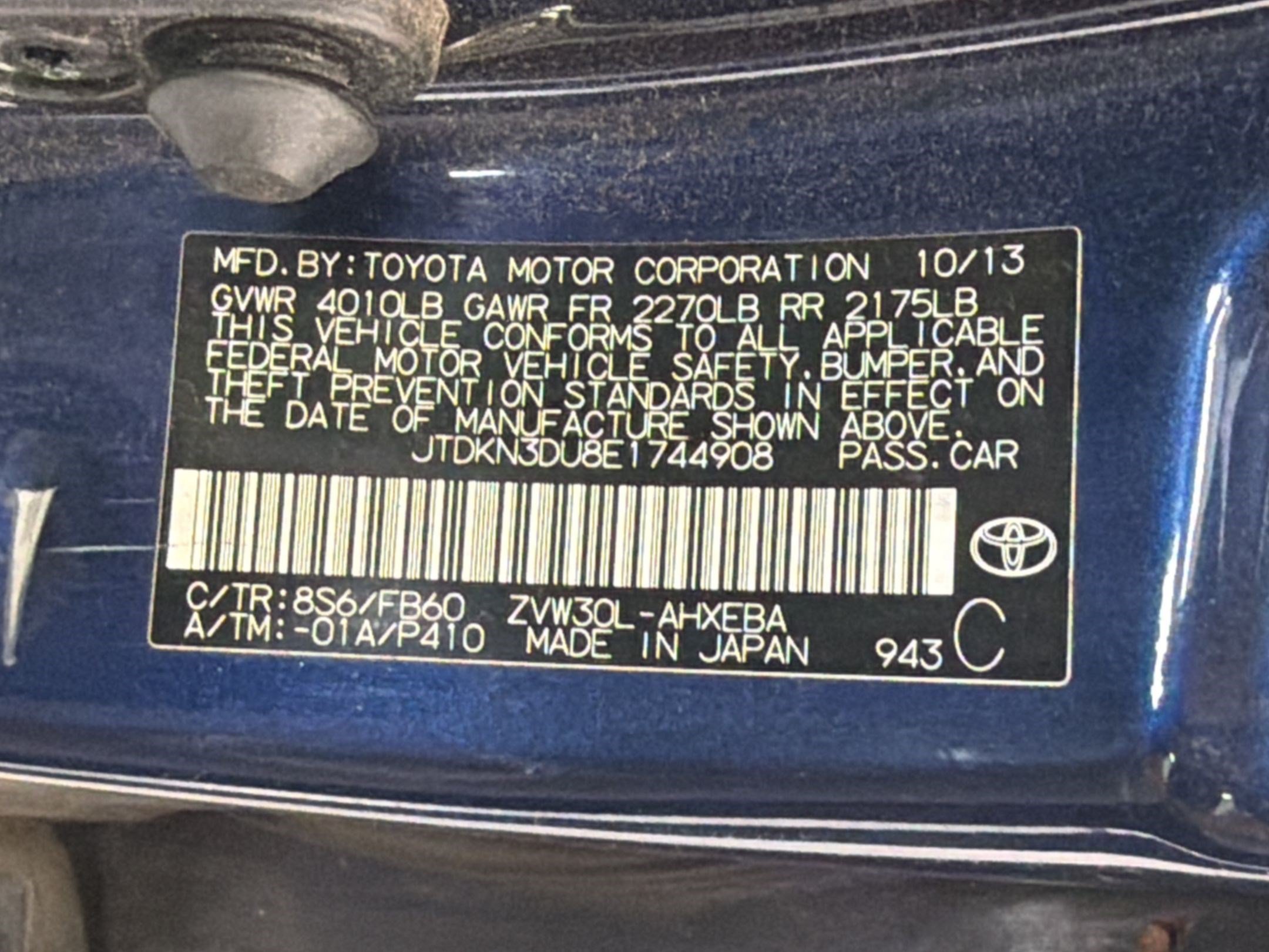 Used 2014 Toyota Prius Two FWD image 22