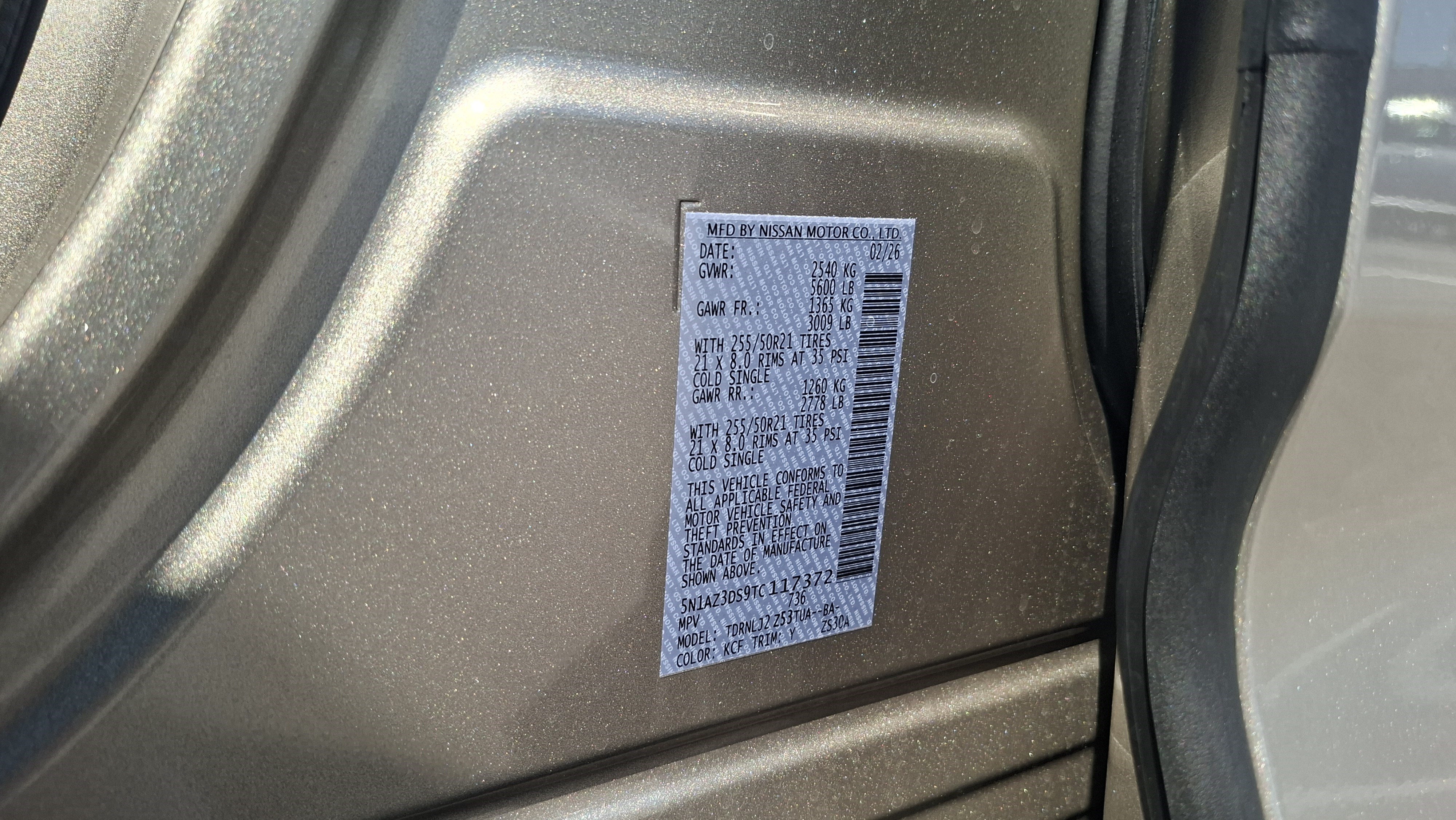 New 2026 Nissan Murano Platinum w/ Cargo Package AWD/4WD image 18