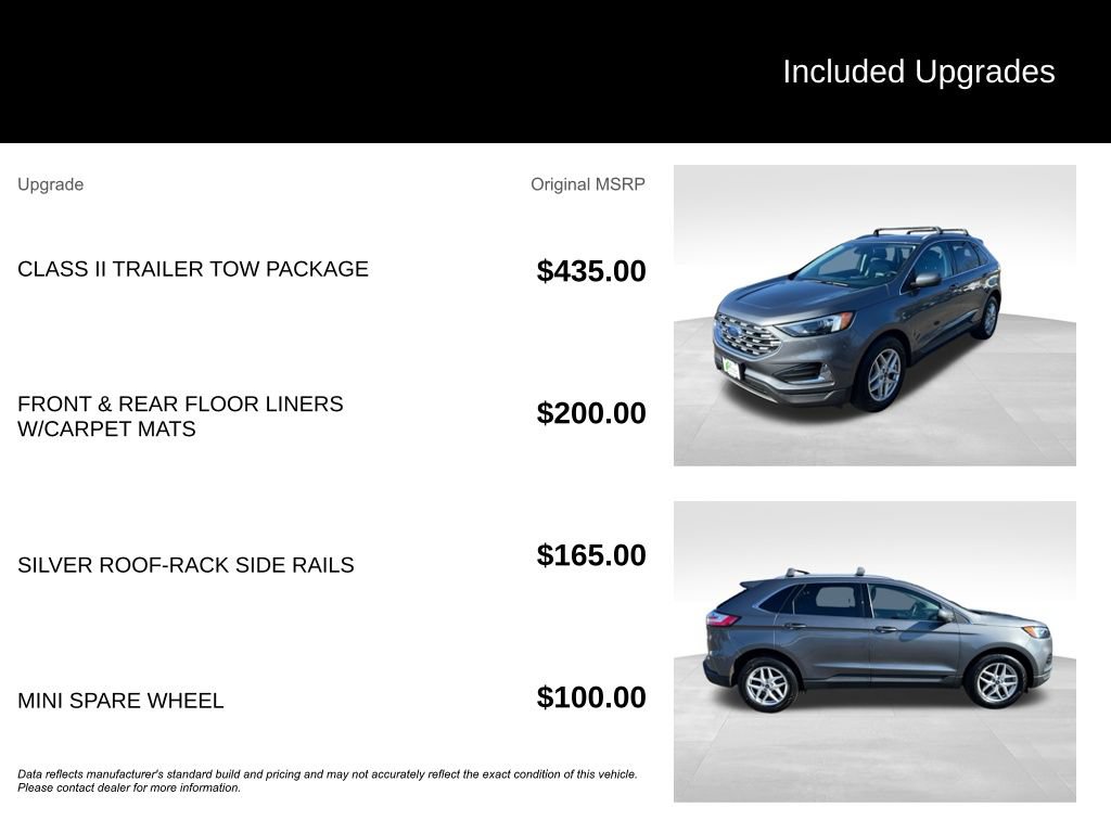 Used 2022 Ford Edge SEL w/ Class II Trailer Tow Package AWD/4WD image 11