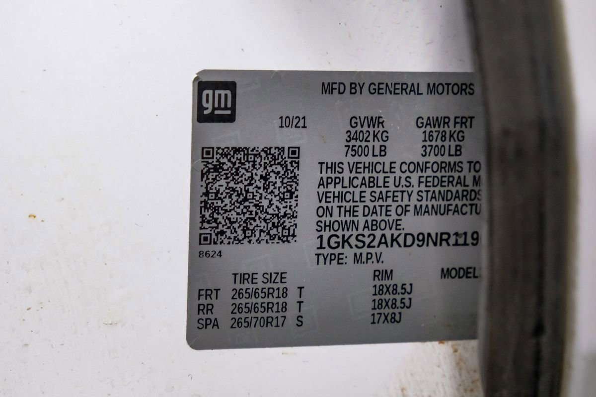 Used 2022 GMC Yukon SLE w/ Max Trailering Package image 56