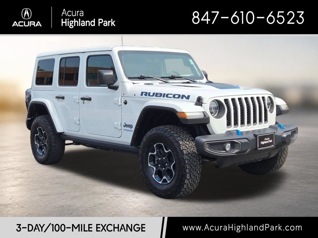 Used 2022 Jeep Wrangler Unlimited Rubicon 4xe w/ Cold Weather Group AWD/4WD image 4