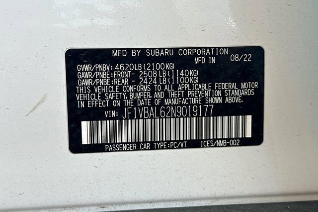 Used 2022 Subaru WRX Limited image 35