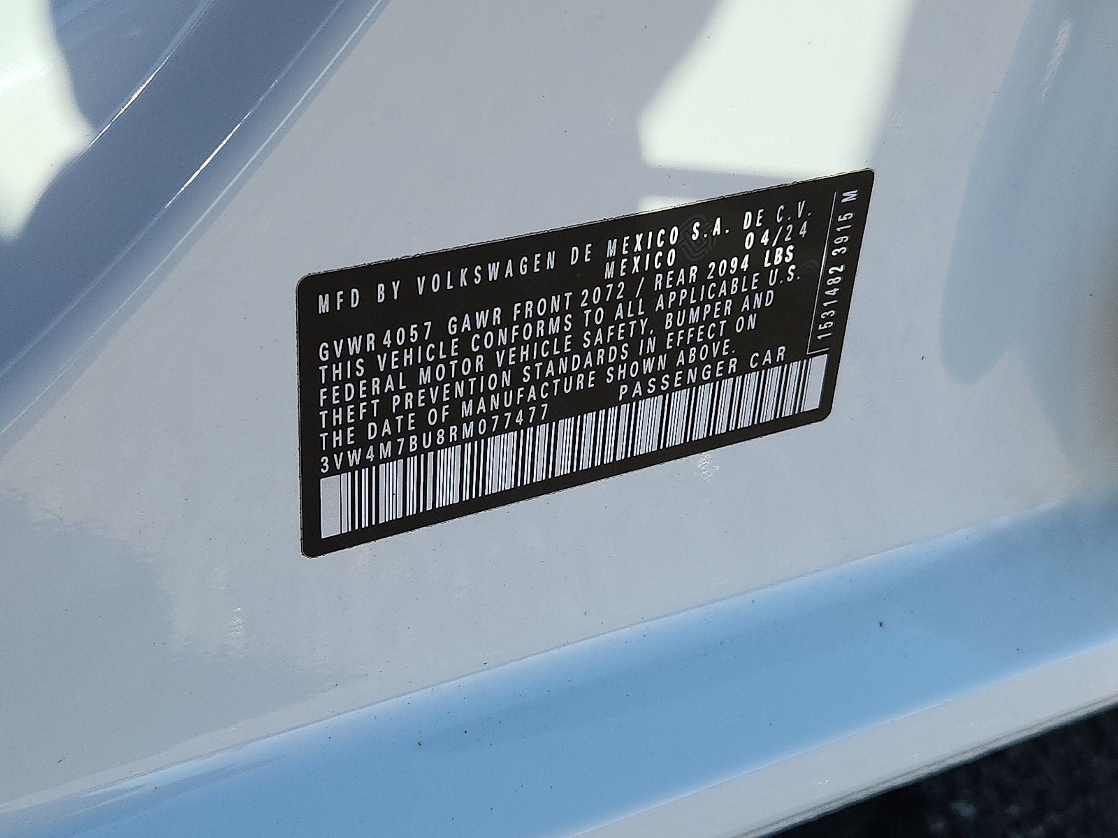 Certified 2024 Volkswagen Jetta S FWD image 25